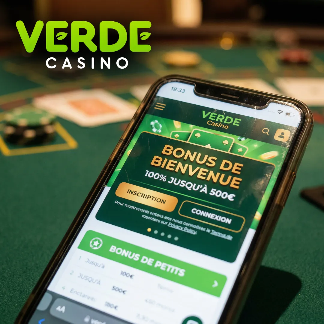 Übersicht der verschiedenen Bonusangebote im Verde Casino auf einem Desktop und Smartphone