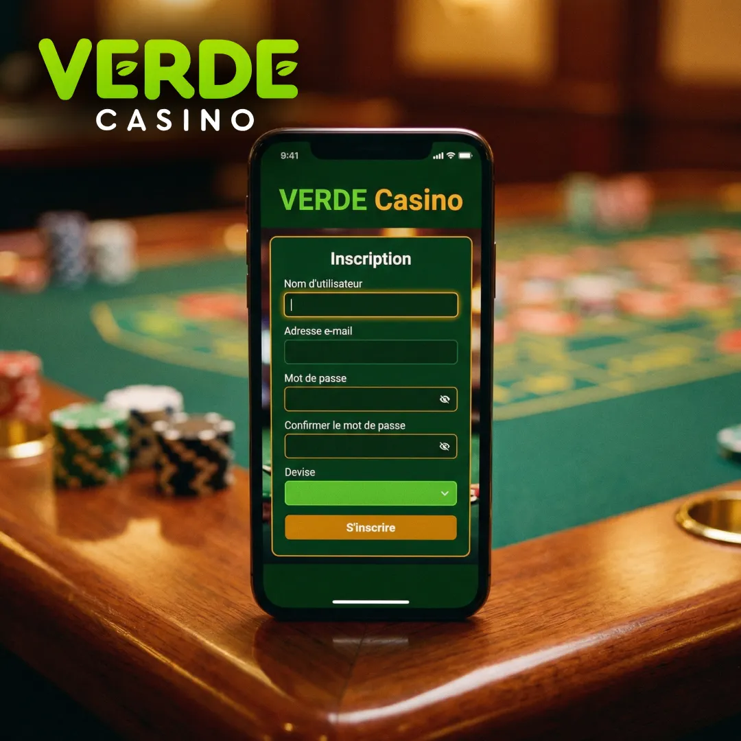 Schermata di login VerdeCasino